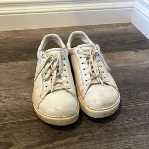 White Birkenstock Bend Low Leather Sneaker